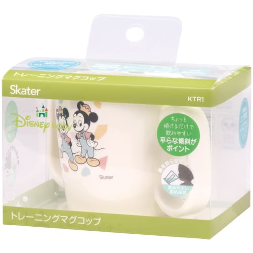 Skater Children's Cup Training Mug 200ml Disney Mickey Mouse Friends Retro Made In Japan KTR1-A