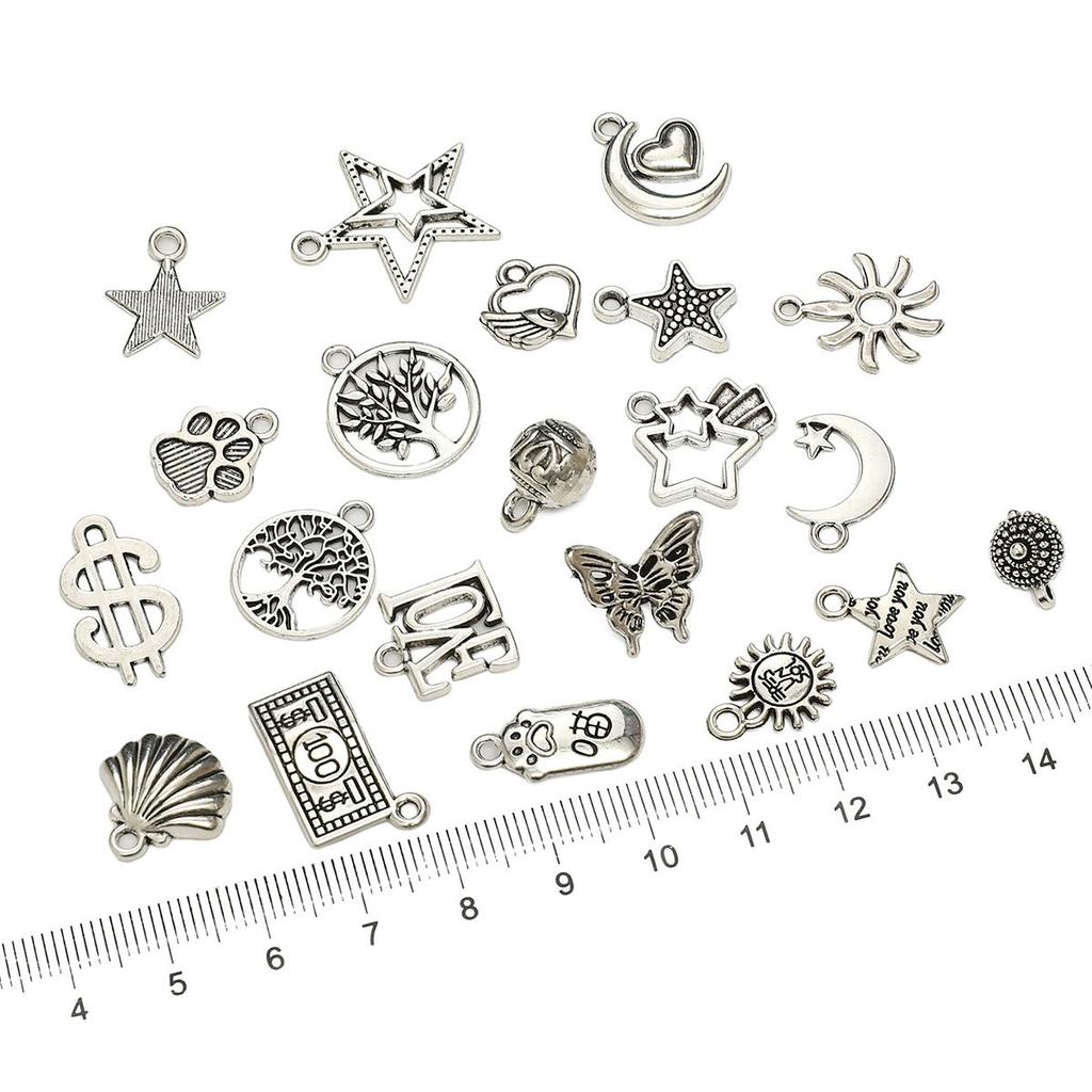 5/10pcs/bag Special-Shaped Alloy Pendant DIY Bracelet Necklace Earrings Jewelry Accessories