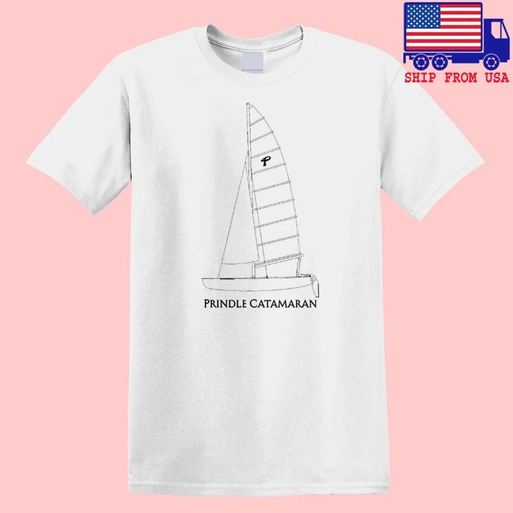 Парусная лодка-катамаран Prindle Парусная яхта Мужская Белая Размер S-5XL 2XL