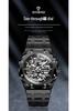 Binbang Men's Automatic Waterproof Skeleton Mechanical Watch - High-End Alloy Design