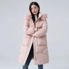 YAYA Women's Winter Faux Fur Hooded Down Jacket