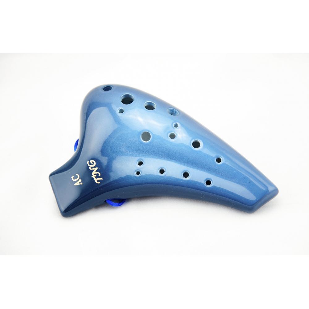 

TNG AC Ocarina Ocarina музыкальный инструмент [Double Alt Blue] Advanced C Group Multiple Tube с драйвером Index Escape Tube Suki Glaze