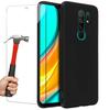 Protective Case - E.F.CONNECTION - Redmi 9 - High Resistance Silicone - Flexible - Black