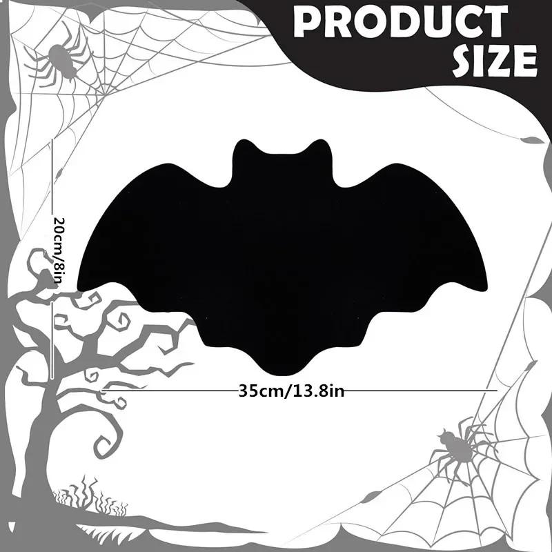 2025 Halloween Coasters Halloween Table Decor Halloween Spider Web Coasters Durable Felt Table Placemats for Home Festival Use