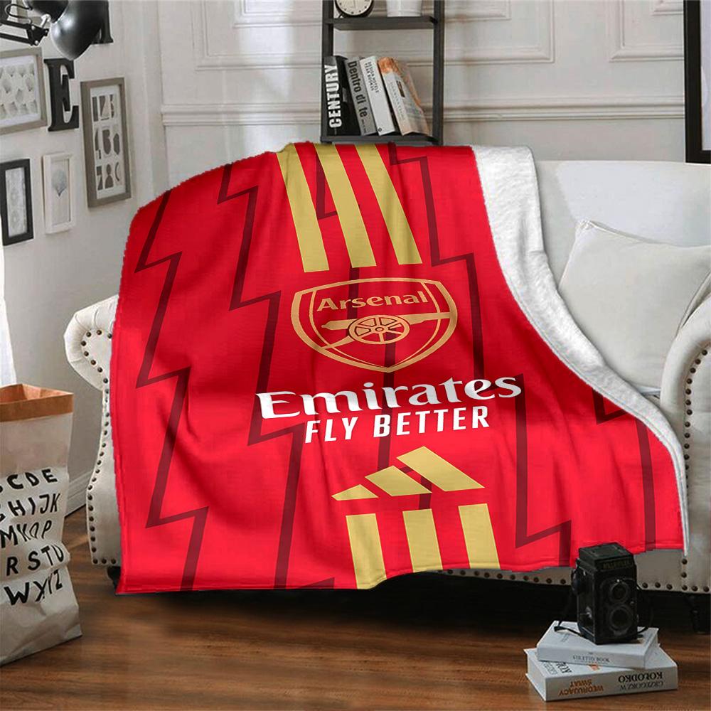 Arsenal Blanket Soft Warm Cozy Suitable for Chair Picnics Bedding for All Seasons Digital Print Unique Gift for Family and Friends Camping