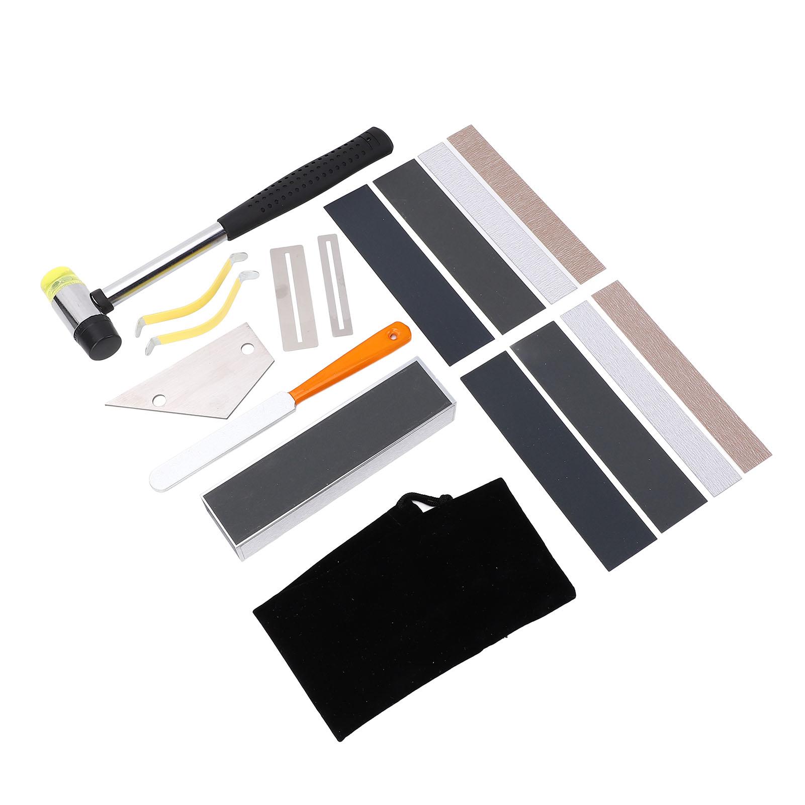 

17 предметов набор инструментов для гитарного мастера установка ладов ремонт инструменты детали аксессуары