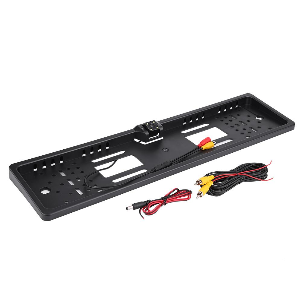 4 IR LED 170 degrees  Wide Angle Car Reaview Reverse Backup Night Vision Camera W  License Plate Frame