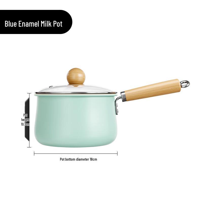 Changbaosen Autumn Wave Blue Ceramic Milk Pot