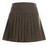 Shop   Women S Herringbone Golf Short Pleated Skirt Charcoal nS wSk 20020