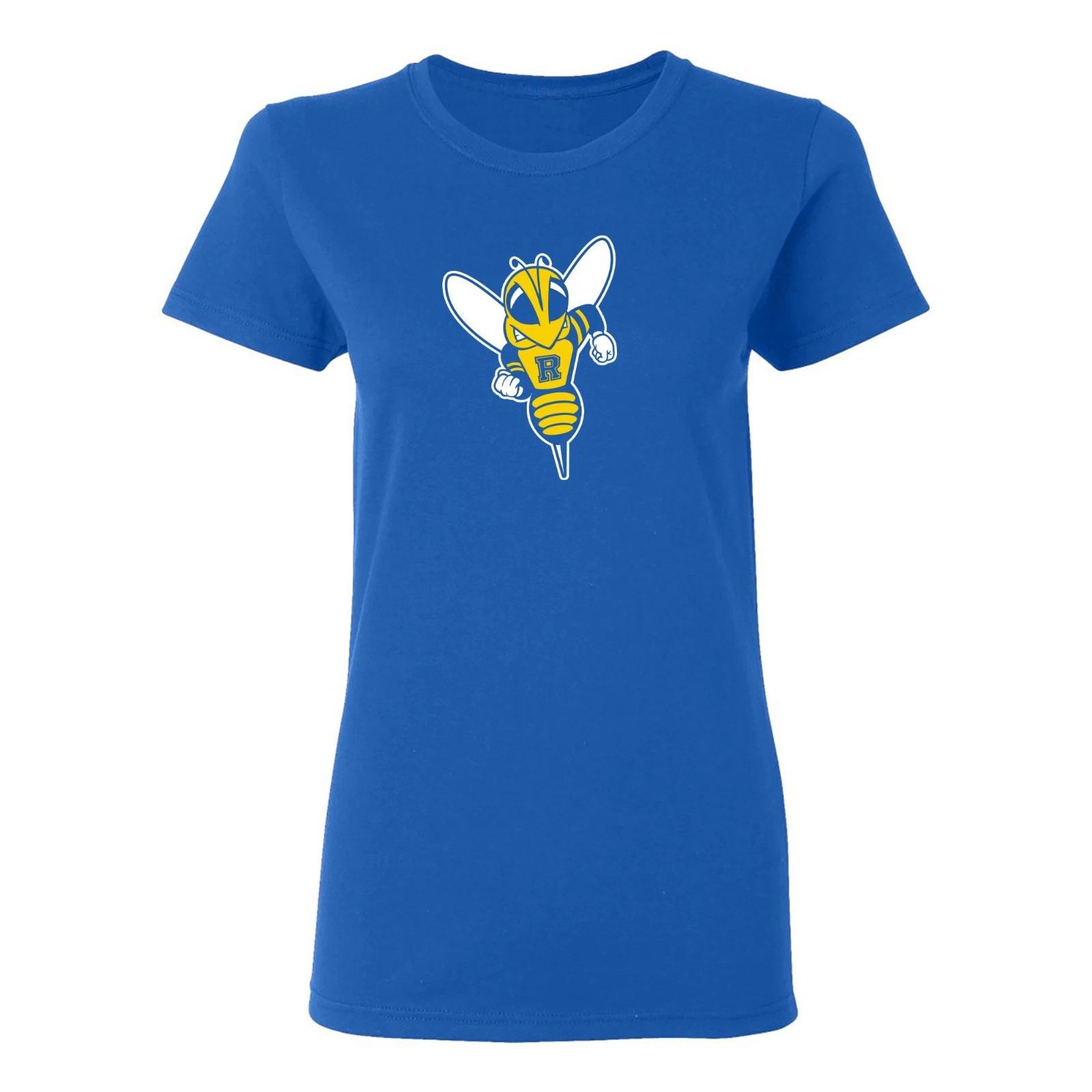 University of Rochester Yellowjackets Primary Logo Women s T Shirt - Royal M
