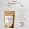Vegetal Ashwagandha Churna | 150g | 100% Organic | Stress Relief, Strength & Stamina, Better Sleep & Hormonal Balance | No Preservatives or Artif