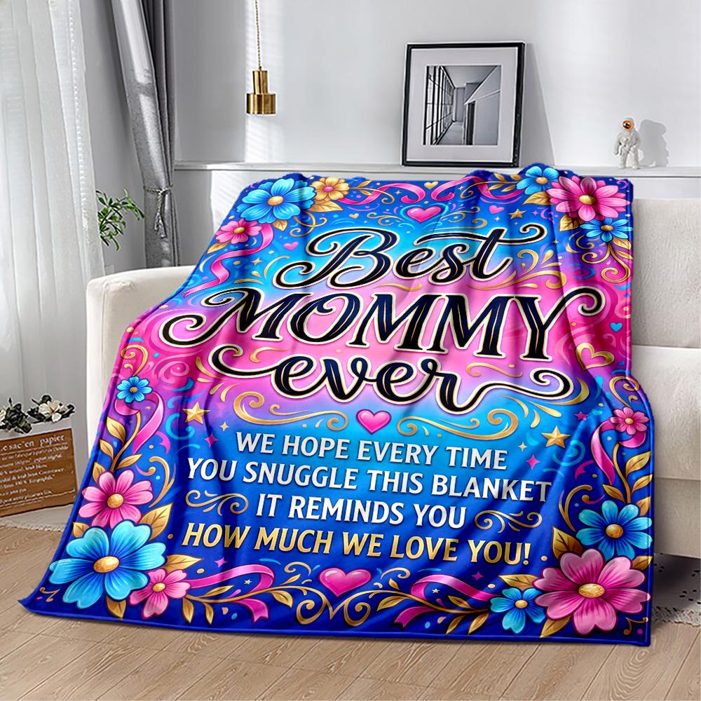 Love In Every Stitch Flannel Blanket-Soft and Suitable for Sofas,Beds,Offices,Travel,All Seasons,Great Gift for Holidays and Birthdays.