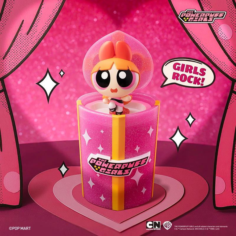 POP MART Figurinele Seriei Surpriză de Petrecere Powerpuff Girls Cutii Oarbe (Pachet Individual / Set de 9 Piese)
