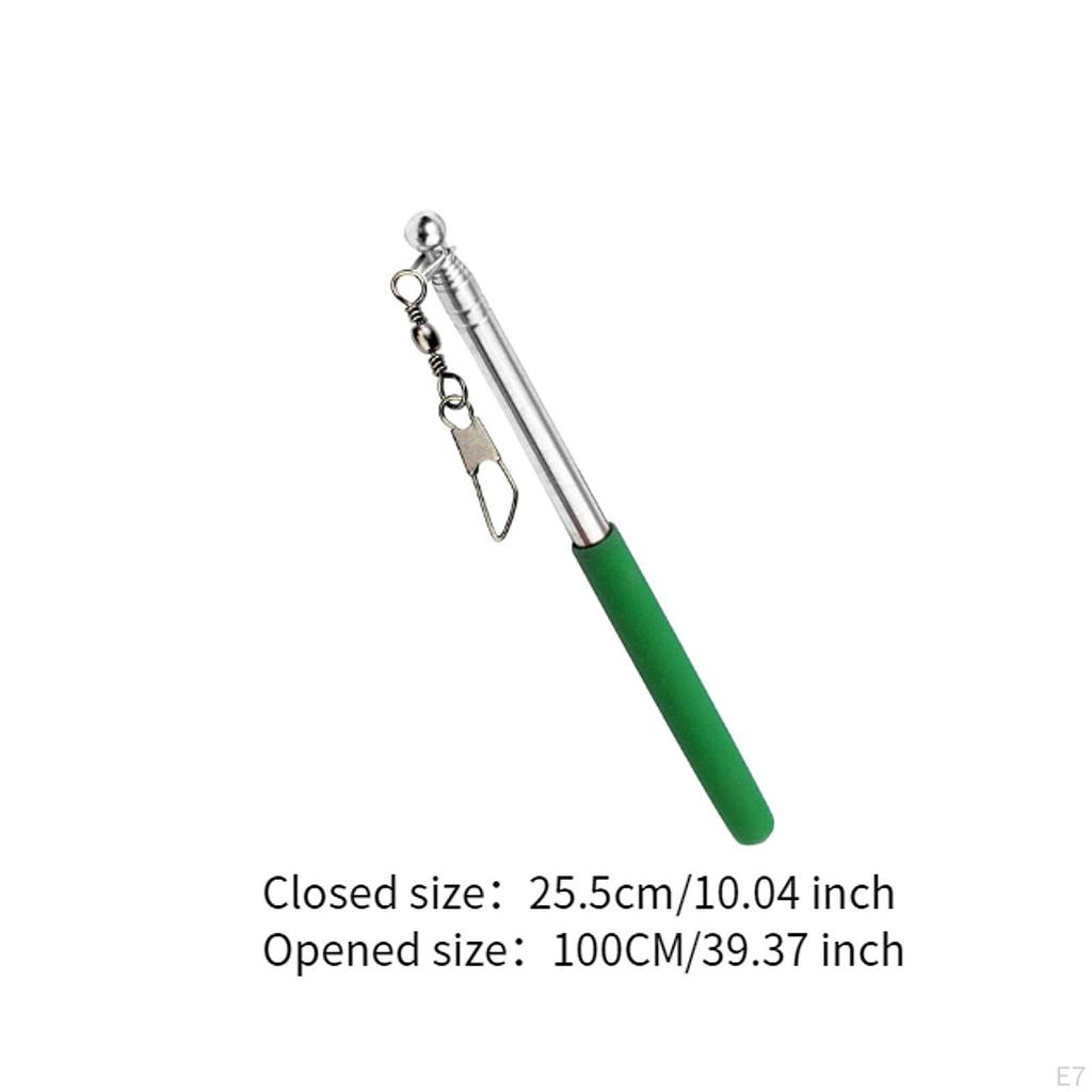 Maszt flagowy o regulowanej długości dla przewodników turystycznych, przenośny ręczny maszt flagowy ze stali nierdzewnej