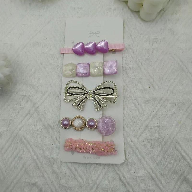 2022 Winter Korean Style Metal Hair Clip for Girls - Trendy Bangs Hairpin and Side Clip Hair Accessories