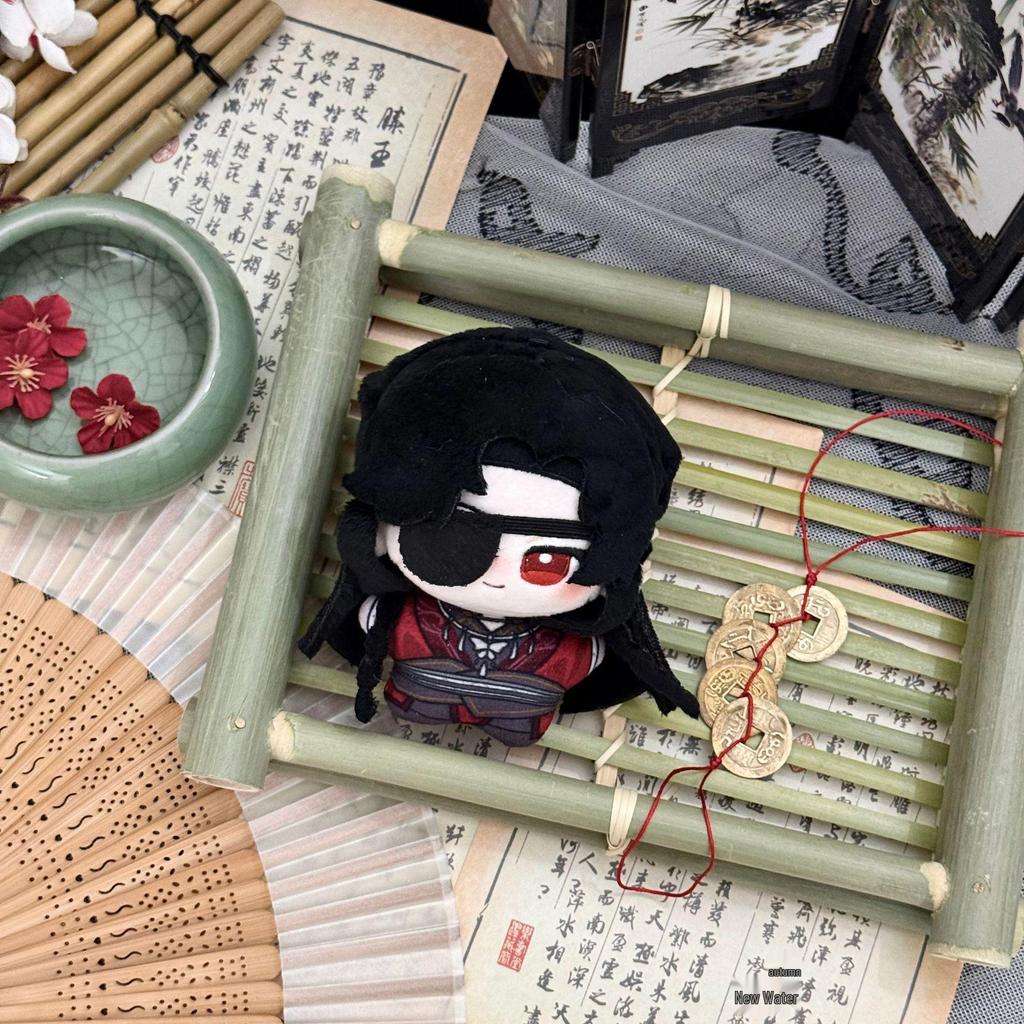 Heaven Official's Blessing 10cm Plush Keychain: Hua Cheng & Xie Lian Fan-Made Doll