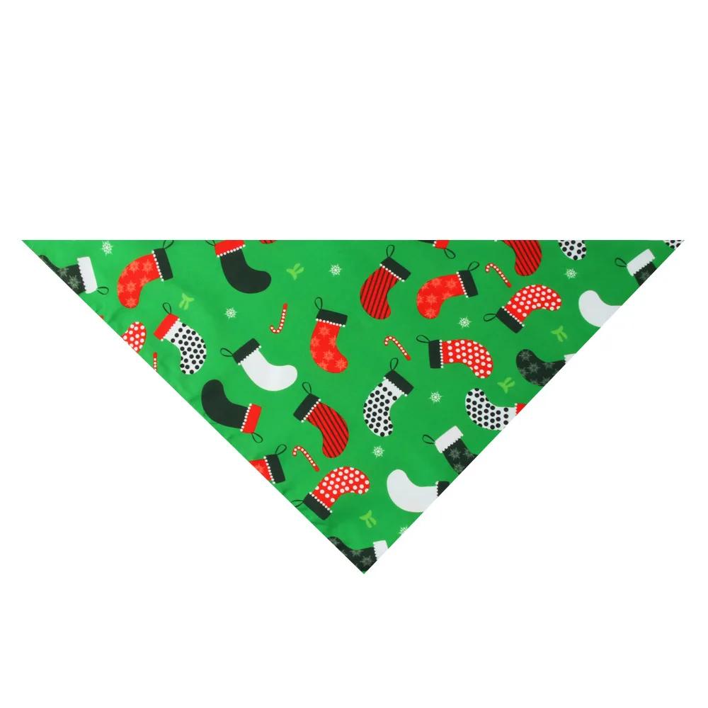 Dog Triangular Bandanas Pet Dogs Bandana Christmas Washable Bow Ties Collar Cat Scarf Accessories