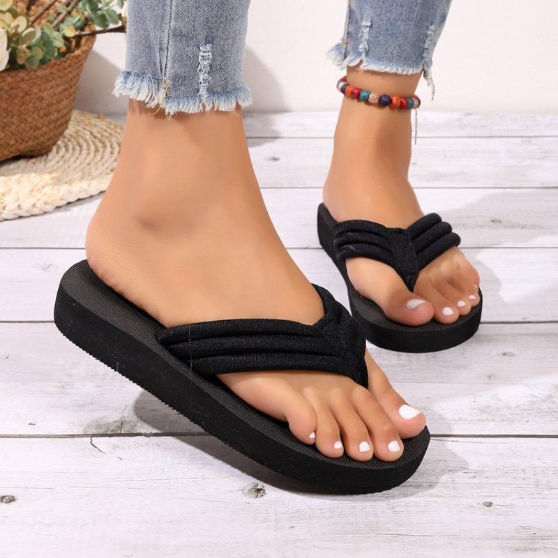 Fashion Flip Flop Women Platform Flip Flop 2025 Summer Bathroom Slippers Outdoor Beach Shoes Light Sandals Slides Women Shoes for Women