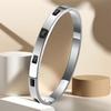 Gold-Plated Titanium Steel Bracelet with Green Diamond Buckle – Women's Fashion Jewelry