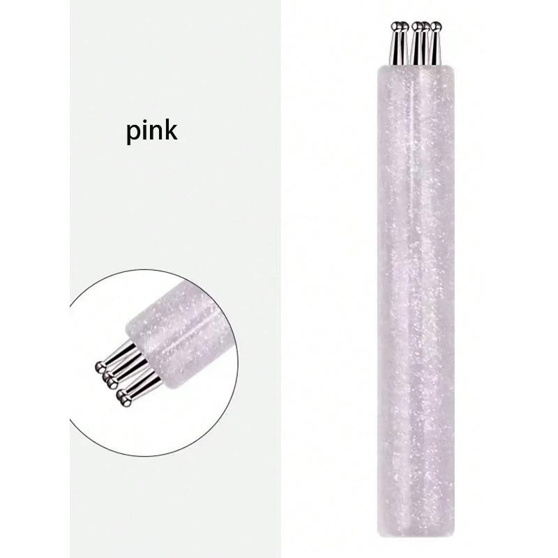 1pc Nail Art Pen, Acrylic Stick, Multiple Colors Available, Flower Petal Pattern, DIY Style