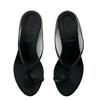 Summer Women's Shoes 2024 High Quality Women's Slippers Fashionable Thong Outdoor Beach Shoes Solid Color Low Heel Women's Shoes