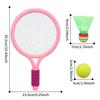 Kinder Sport Badminton Schlägerset, Indoor- und Outdoor-Freizeitsport interaktives Wettbewerbsspielzeug, zweifarbig optional