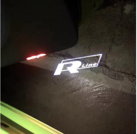 LED Car Door Logo Light Projector Lamp Accessories For Volkswagen VW Touareg 7P Golf 5 6 7 Jetta MK5 MK6 MK7 Passat B6 B7 B9 B8 CWR1