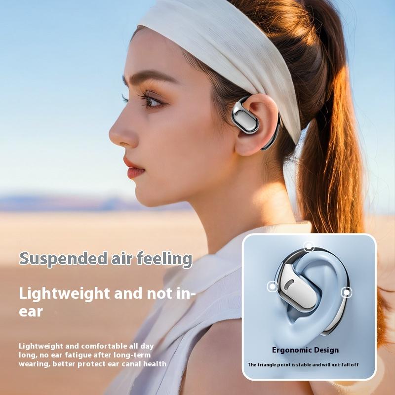 Wireless Bluetooth Headset Non-in-ear Hanging Ear Long Battery Life High Sound Quality Bone Conduction