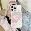 Love Bear Wave Mirror Is Suitable for Apple 16/15/iphone13promax Huawei Makeup Mirror Mobile Phone Case