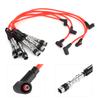6Pcs Ignition Cable Spark Wire Cord 1J0998031 Fit for Corrado VR6 2.8 2.9 with Pull Rod