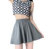 Sports Shorts Women's High Waist A Line Thin Wide Leg Skirt Small Casual Pleated Skirt Pants