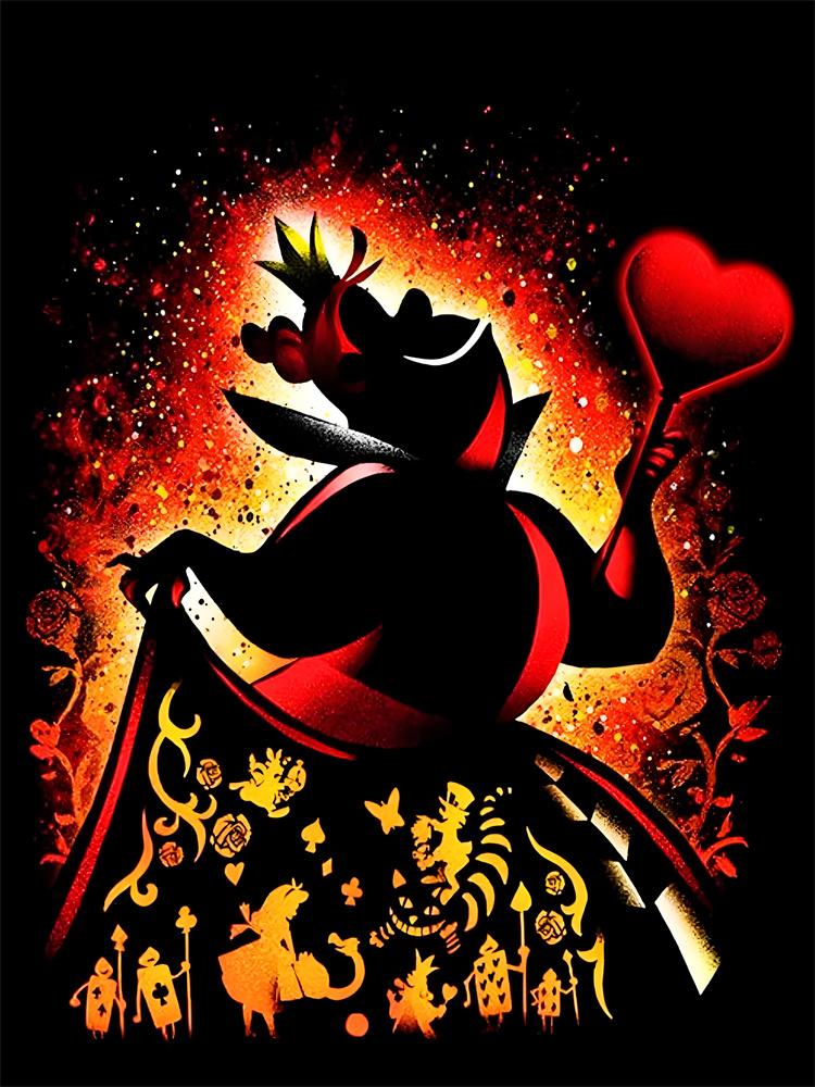 Disney 5D Diamantmalerei Disney Charakter Neon Silhouette Stil Dekoration DIY Voll Diamant Mosaik Einlege Kreuzstich Set Geschenk