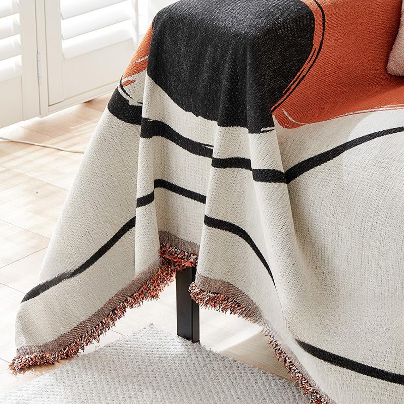 INS Stil Chenille Sofa Handtuch ein Ganzes All-Inclusive Sofaüberwurf Universeller Überwurf Vier Jahreszeiten Universal Rutschfestes Sofaüberwurf Tuch