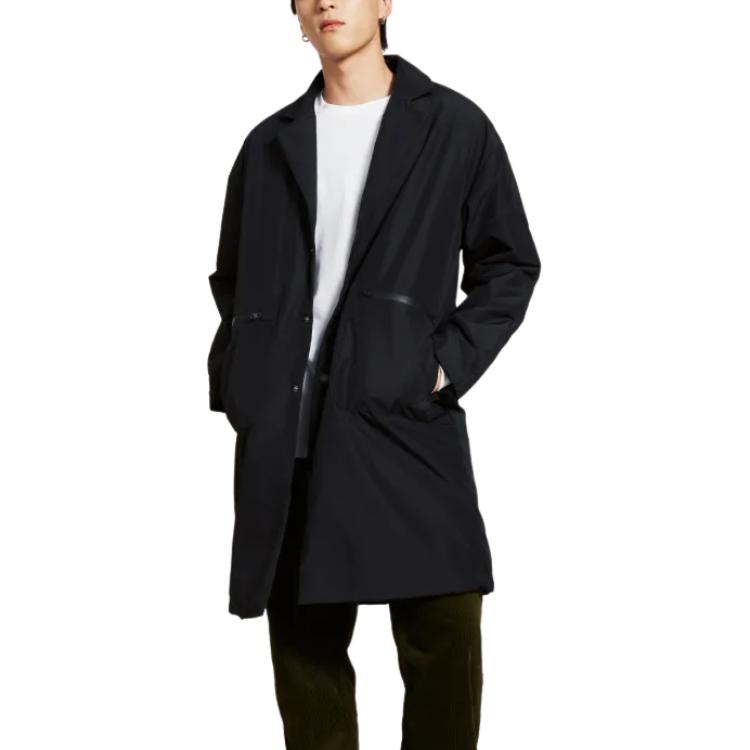 Converse Trench Coat Unisex Black 10027959-A02