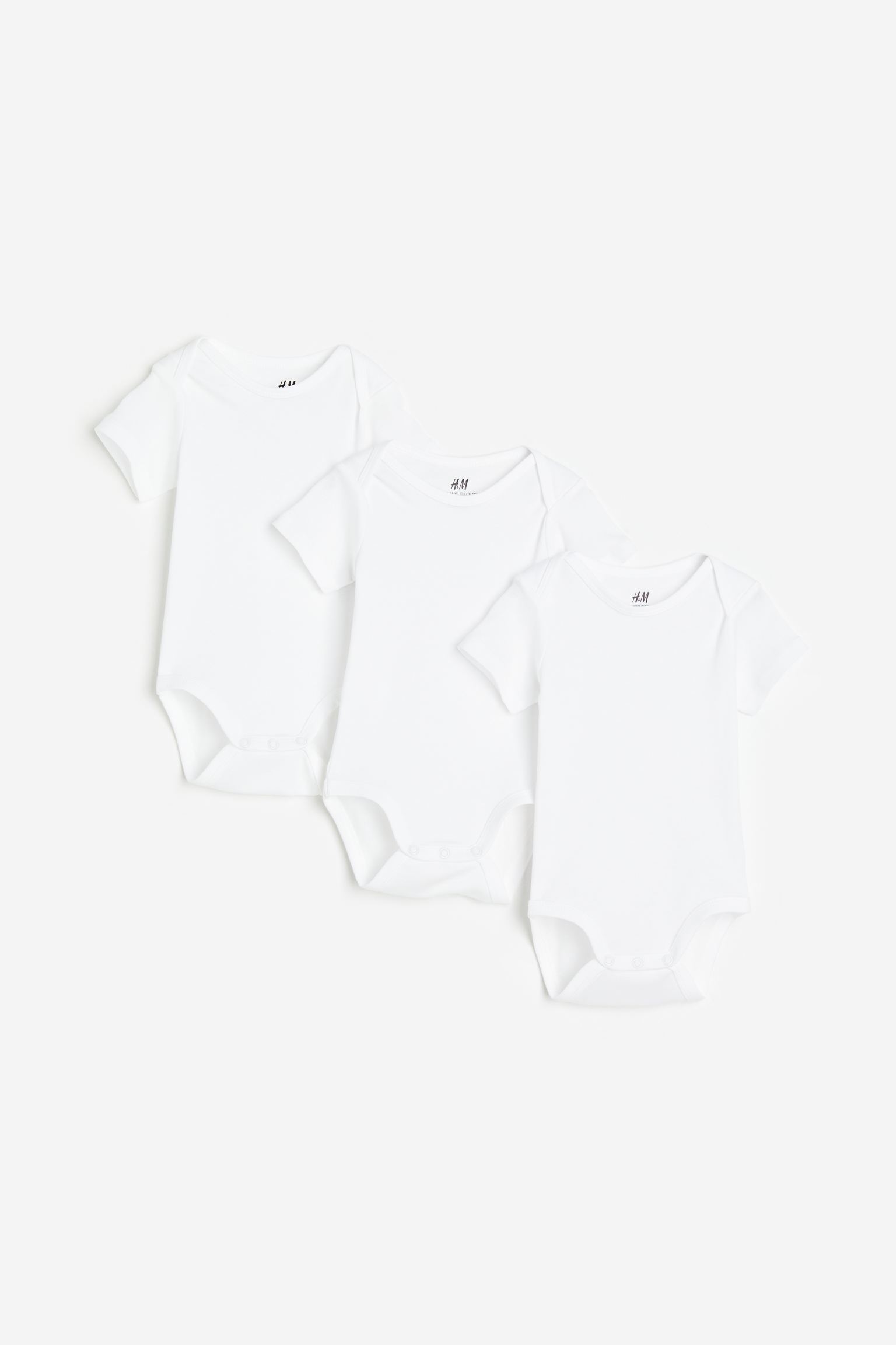 

3-pack short-sleeved bodysuits