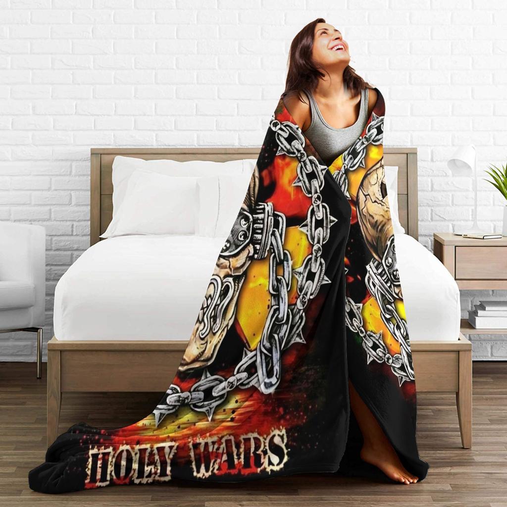 M-Megadethed Band  Blanket  Travel Office Flannel Bedding Throws For Home Decor Soft Warm Design Quality Bedspread