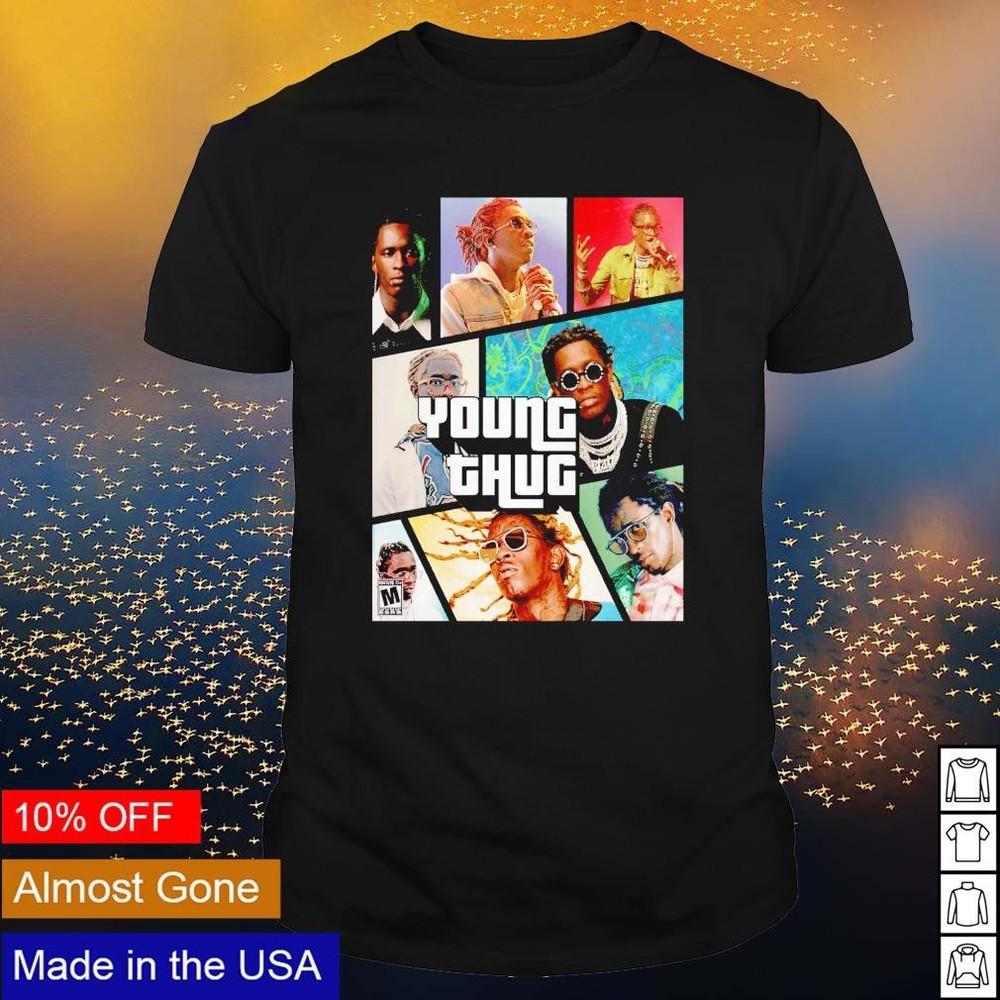 New Young Thug Rapper Hip Hop Graphic T-shirt All S to 5XL NE535 Unisex T-Shirt XL 1950₽