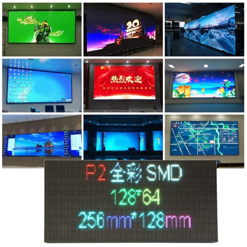 Advanced LED Technology P2 Indoor LED Matrixs Module Full Color Digital Display Screen for Clear Bright Presentations