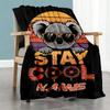 Koala56 Personalized Text Blanket Throw Customizable Blanket Warmthful Decor Suitable for Bedding Office Chair Nap Livingroom All-Season Use
