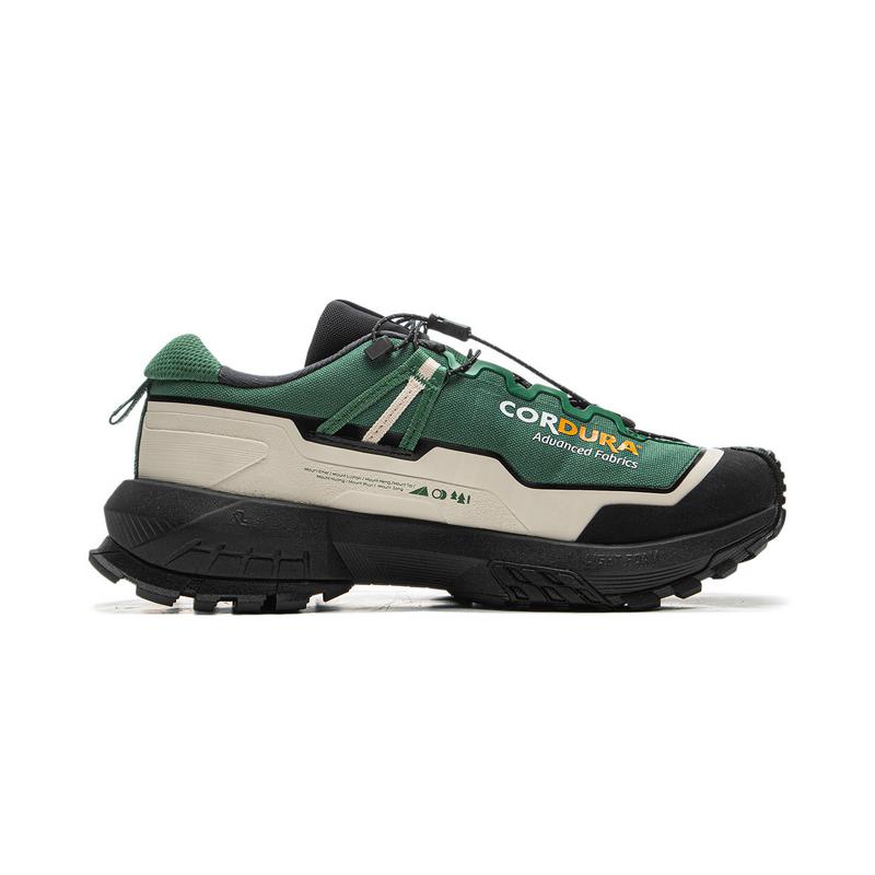 New LiNing CF Su Xingchuan Anti Slip Wear Resistant Low Top Hiking Shoes Unisex Gray Green AHTU017-4