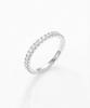 Tatiana (Silver 925) Simple Line Cubic Tennis Ring Cr1853