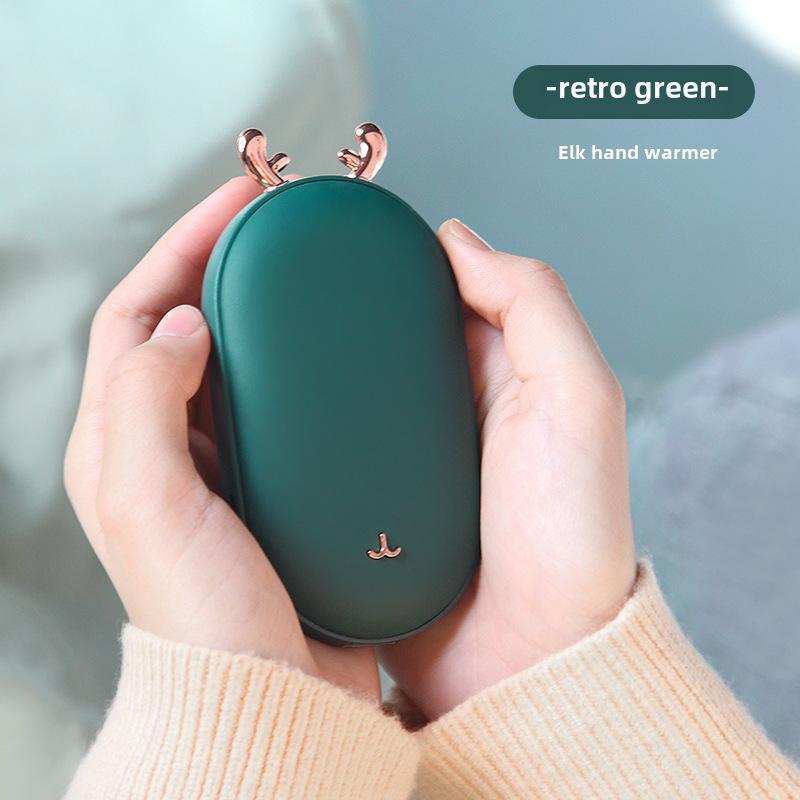 Dual-Purpose 10,000 mAh Hand Warmer with Cross-Border Mini Space Number Display