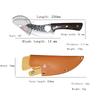 Forged Boning Knife Kitchen Knife Sharp Chef's Knife Special Knife for Slaughter