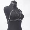 Women Fashion Leather Waist Belt Adjustable Chest Harness Decorative Harness Straps Corsett Waistband Gothic Clothing Accessorie