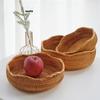 Vietnamese Handmade Woven Autumn Vine Basket for Snacks, Fruit, or Candy - Perfect for Living Room or Coffee Table.
