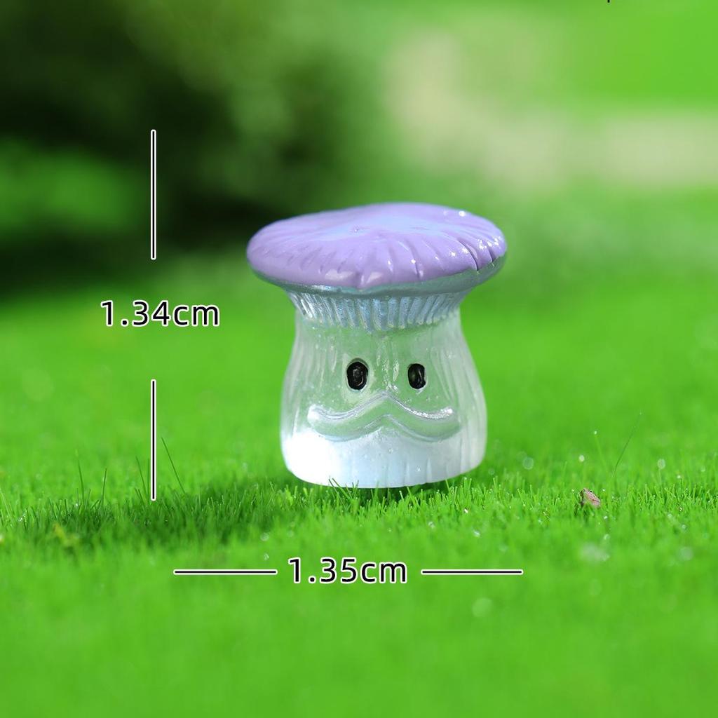 Luminous Wild Mushroom Mini Ornaments – Cute DIY Accessories