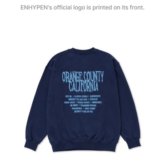 Pre-order ENHYPEN POP-UP In ORANGE COUNTY Sweatshirt – buy