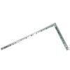 Carpenter's Scale with Square Graduations On the Back, Silver, 1 Shaku (3.5 Ft) 10529