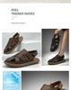 Men's Casual Large Size Lightweight Beach Sandals with Handmade Stitching