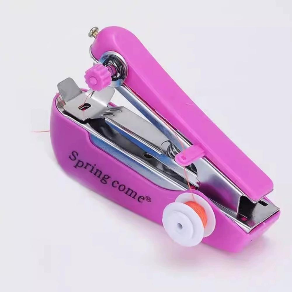 Portable Mini Handheld Sewing Machine Multifunctional Manual Stitch Tool Easy To Use For Quick Repairs And DIY Projects